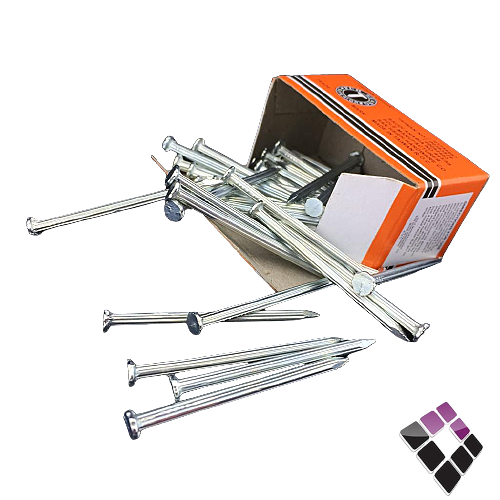 ربطة شد 10 علب مسمار صلب تايوان ابيض 5 سم