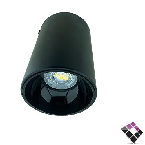 جرم سلندر المنيوم ثابت مفرد لمبة GU10-LED خارجي لط...