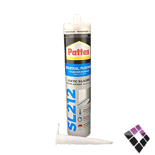 معجون سلكون Pattex باتكس الماني + بلجيكي لون شفاف...