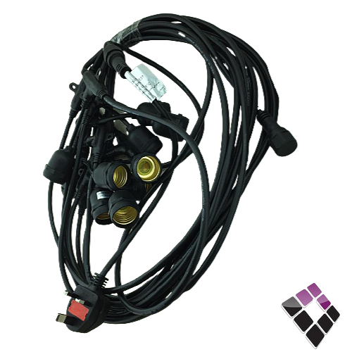 String of decorative lights length 50M + holder for bulb number 50 without the bulbs Hummer HUMMER Chinese model number HU2333/50M...
