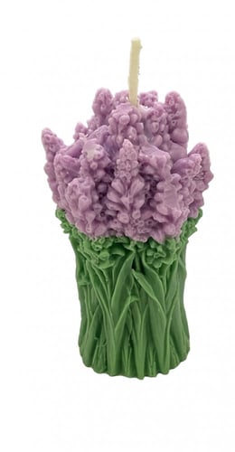 شمعة زهرة اللافندر