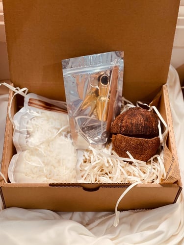 صندوق اصنع شمعتك بنفسك بجوز الهند