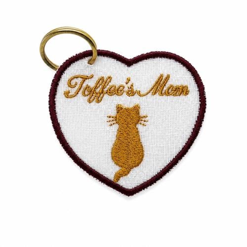 Cat Mom key charm