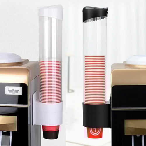 حامل اكواب ورقية جداري | منظم من البلاستيك بتصميم...