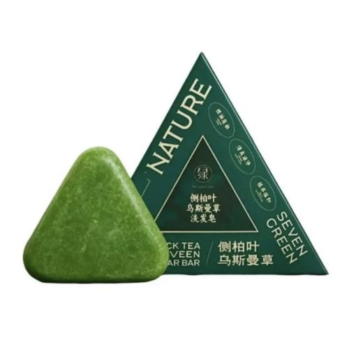 سفن جرين صابونة صينية لتقوية الشعر بالأعشاب الطبيع...