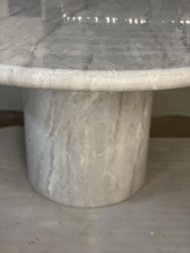 طاولة طعام دائرية رخام 8 اشخاص