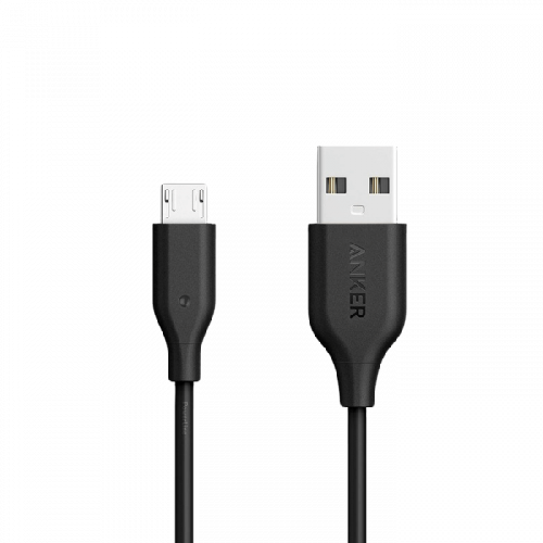 سلك شاحن انكر باورلاين ميكرو يو اس بي 90 سم