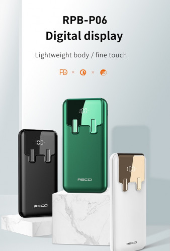 شاحن متنقل PD 10000mAh من ركسي