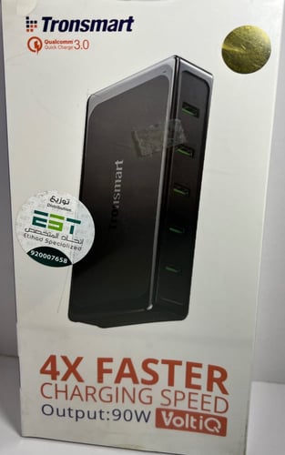 شاحن خمس منافد من tronsmart 90W سريع