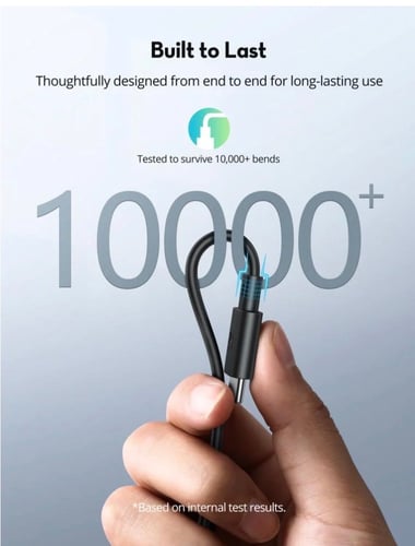 كيابل من راف باور كيبل 2M و كيبل 1M تيب سي/ تايب س...