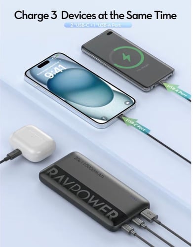 باور بنك بقوة 10الف من راف باور