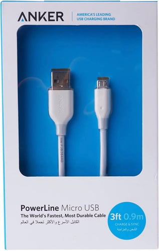 كيبل انكر ميكرو USB