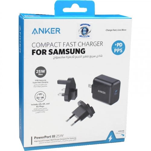 شاحن جداري اوحادي من انكر 25w