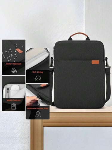 شنطة كتف للابتوب قماشية | ١٣ انش