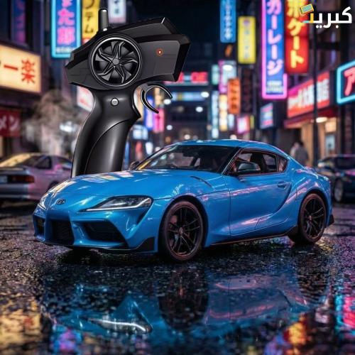 سيارة درفت يابانية مع كفرات اضافية | ازرق