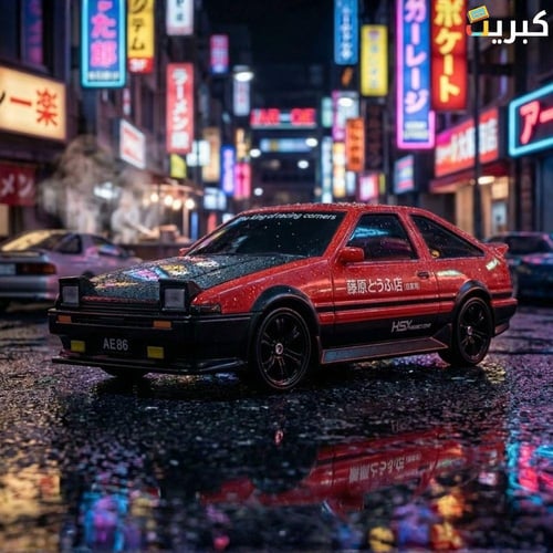 سيارة درفت يابانية | مع كفرات اضافية