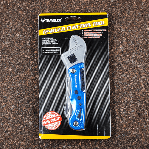 اسبانة ستانلس متعددة المهام 12 مهمة | TRAVELERE