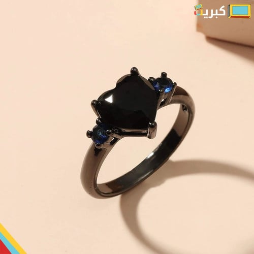 القلب الاسود ! - خاتم بألماسة سوداء