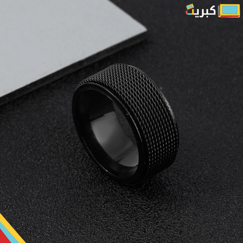 خاتم الفخامة الأسود | سلسلة