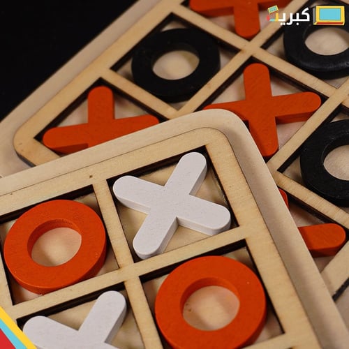 لوحة اكس او | خشبية 9 قطع