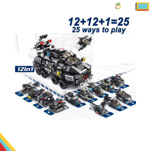 ليقو مدرعة سوات 12 في واحد | SWAT ARMORED CAR