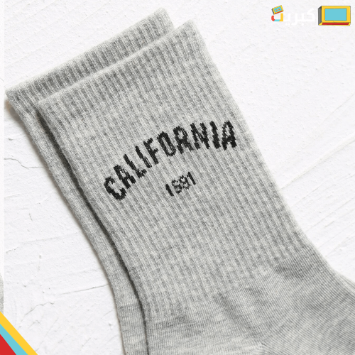 جوارب كاليفورنيا 1991 رمادي - CALIFORNIA 1991