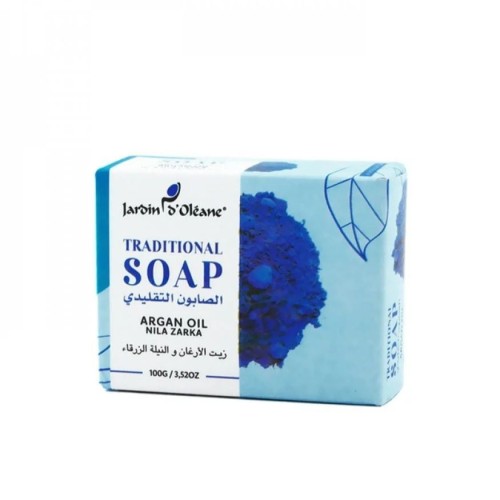 صابون مغربي تقليدي بزيت الارقان والنيلة