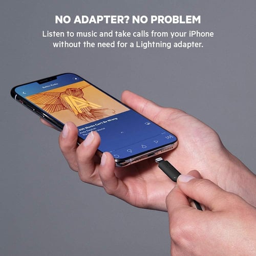 بيلكن - سماعات للايفون لايتنينق - اسود