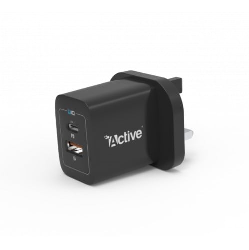رأس شاحن جداري منفذين PD و USB 20 واط