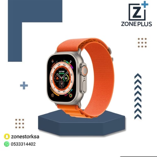 ساعة ذكية شبيهة الترا مع مكالمات بلوتوث وتتبع اللي...