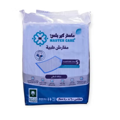 مفارش ماستر كير بلاس 60*90 25 حبة