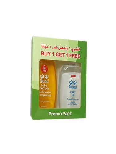 نونو شامبو اطفال+زيت 400مل عرض
