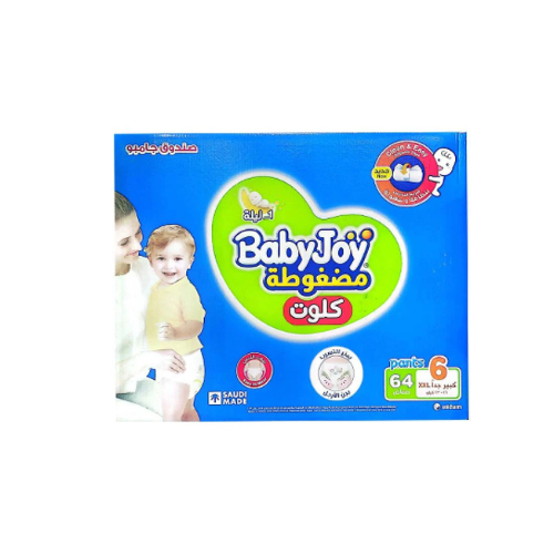 بيبي جوي كلوت صندوق كبير جدا جامبو رقم 6 32حبة