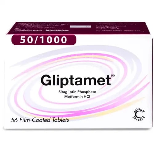 GLIPTAMET 50/1000 MG 56TAB