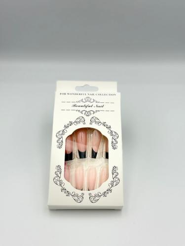 A 24-piece nail set in long size