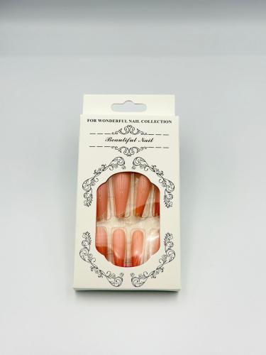 A 24-piece nail set in long size