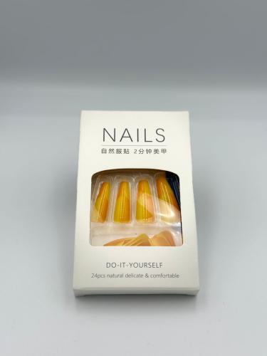 A 24-piece nail set in long size