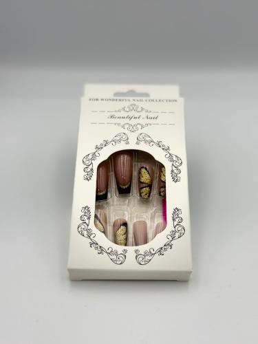 A 24-piece nail set in long size