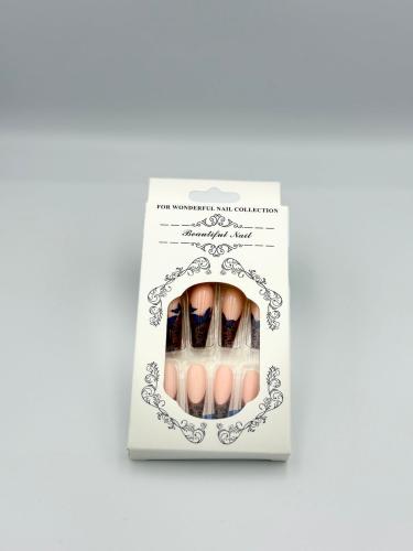 A 24-piece nail set in long size