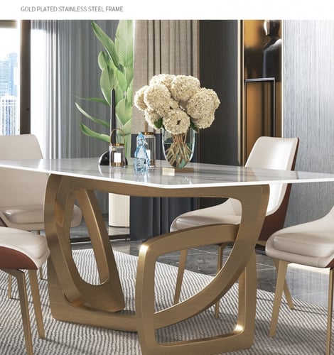 طاولة طعام مع 6 كراسي