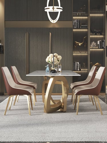 طاولة طعام مع 6 كراسي