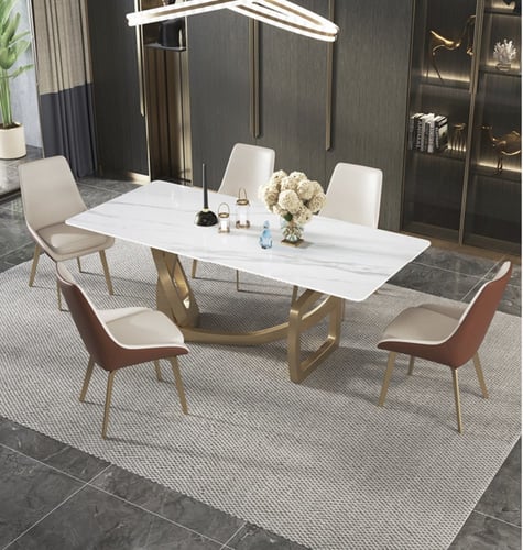 طاولة طعام مع 6 كراسي