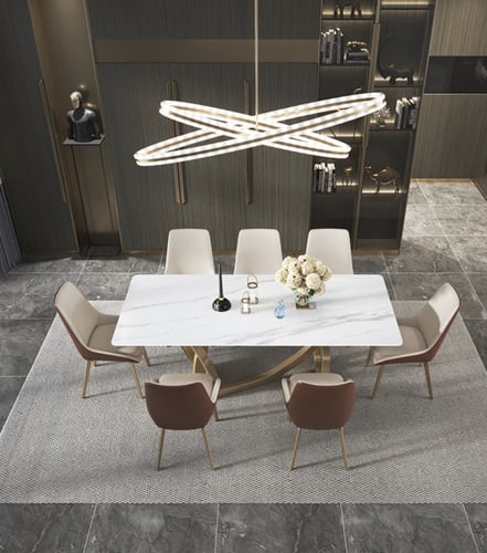 طاولة طعام مع 6 كراسي