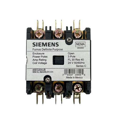 Siemens Contactor 3Pole 30-40 24V