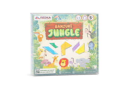 لعبة Banzuki Jungle – تحدي الأشكال في الغابة