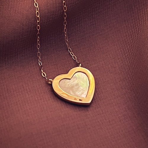قلادة الصدف - قلب