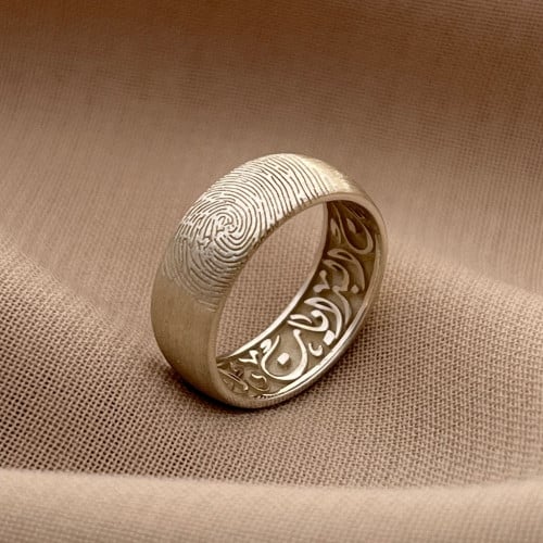 خاتم بصمة الحب والكلمة