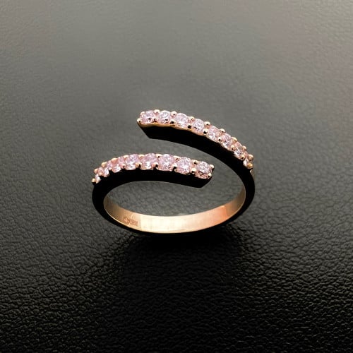 خاتم مزدوج بالأحجار