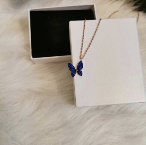 ‏Butterfly Blue Morpho