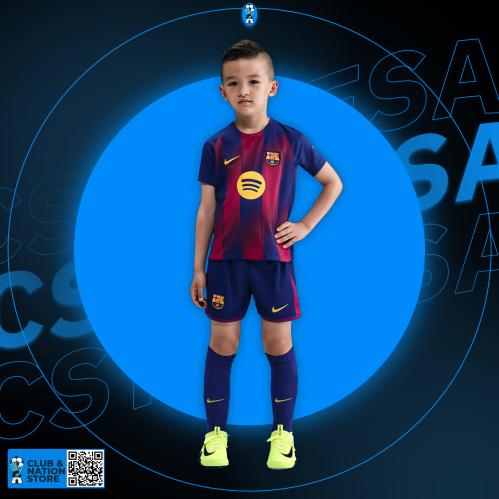 طقم برشلونة اطفال موسم 2026